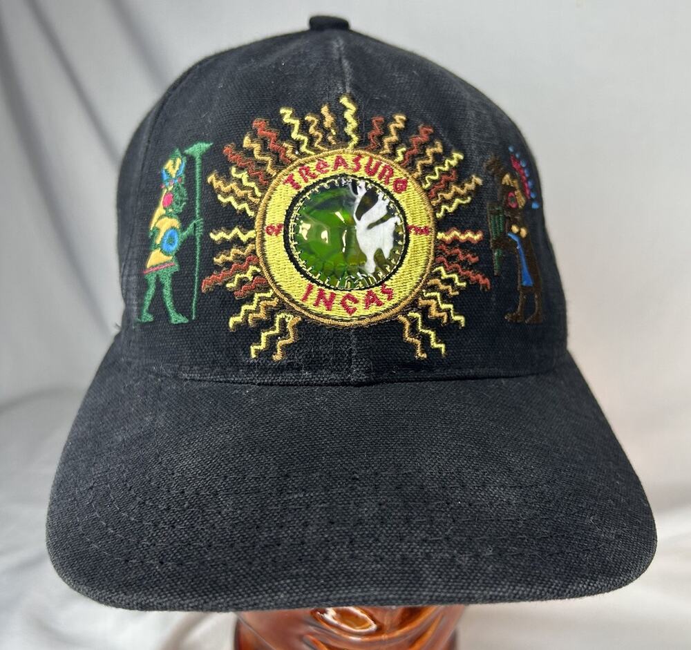 Vintage Disney Quest Treasure Of The Incas Embroidered Eye Graphic Explore Rare!
